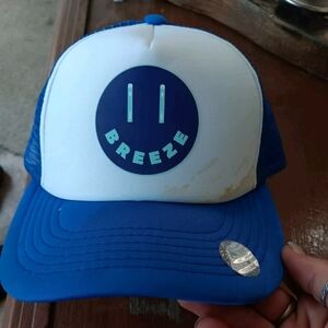 Trucker Hat Men - Mesh Baseball SnapBack Cap - BREEZE- Un-touched stain as pic